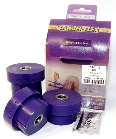 Rover MGF upto 2002 Rear Outer TCA To Tie Bar Bush - PowerFlex P