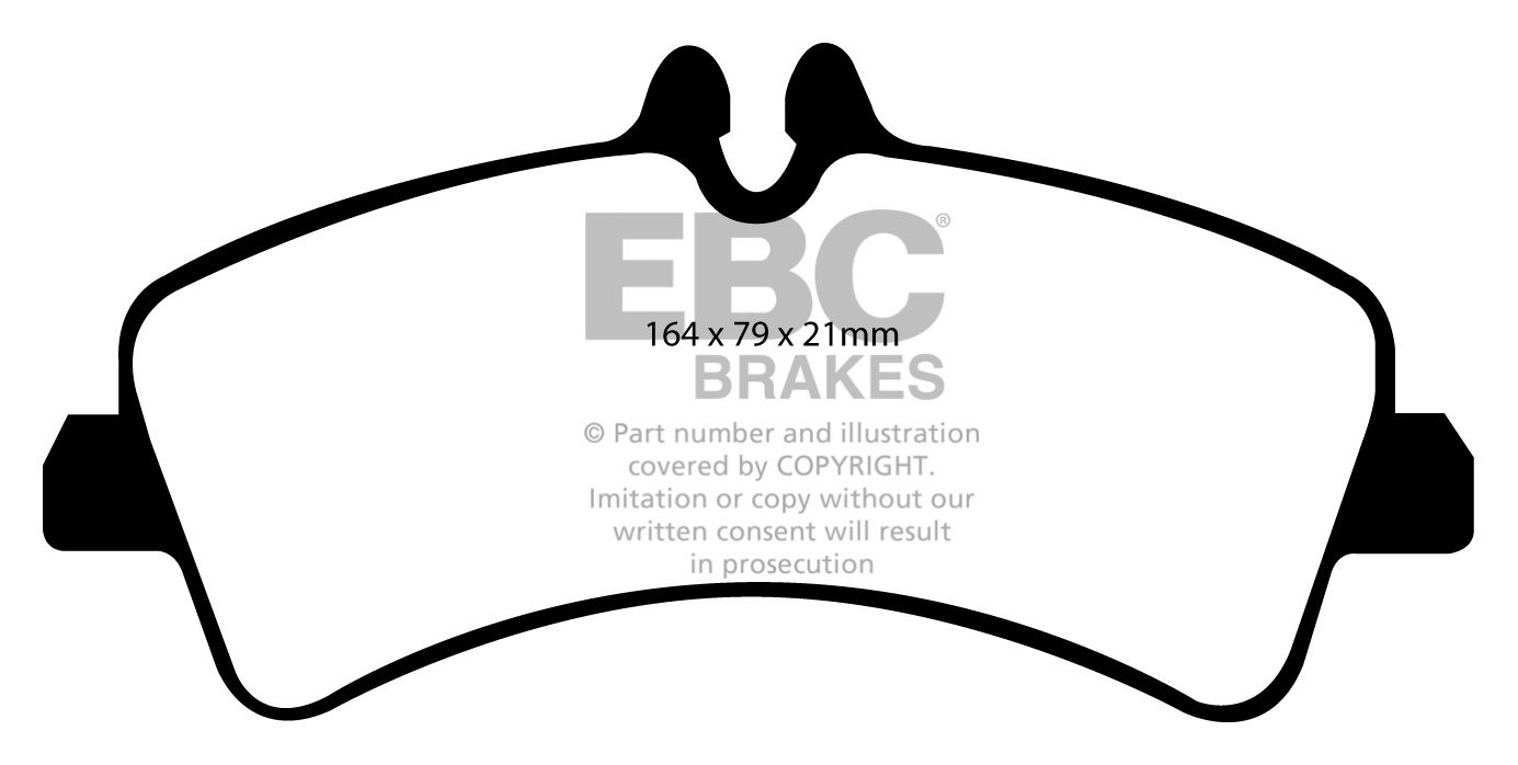 EBC Brakes MERCEDES BEDRIJFSWAGEN Sprinter 419D 3.0 TD 2009-.. R