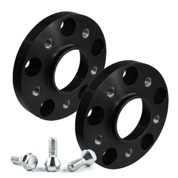 Spoorverbreders Skoda 5x100 57,1 M14x1,5 20mm zwart