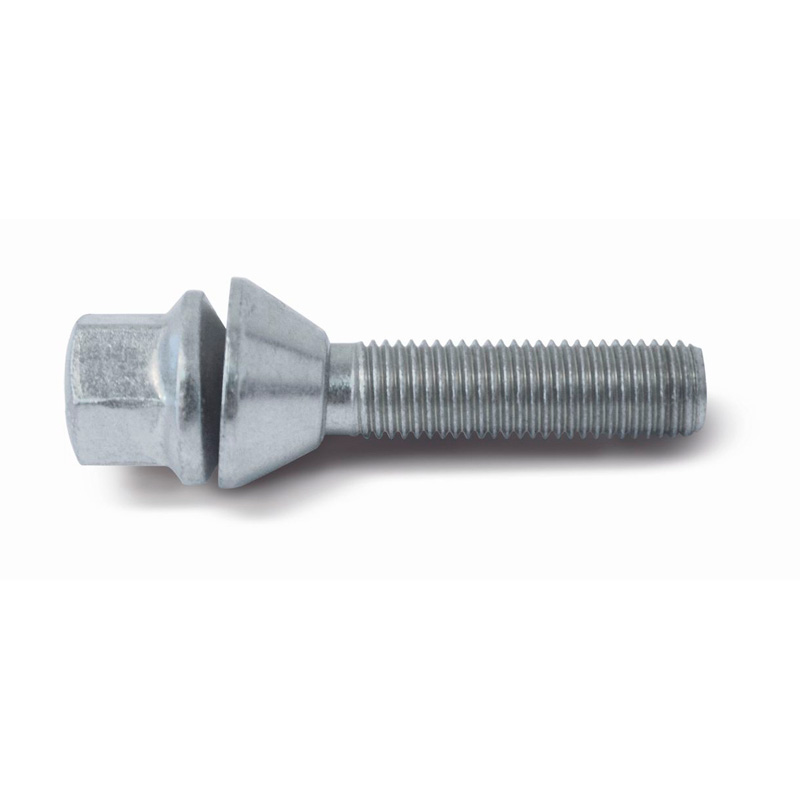 H&R Wielbout konisch met beweegbare ring M12x1.50 - Lengte 36mm (Bv.  Renault, Saab)