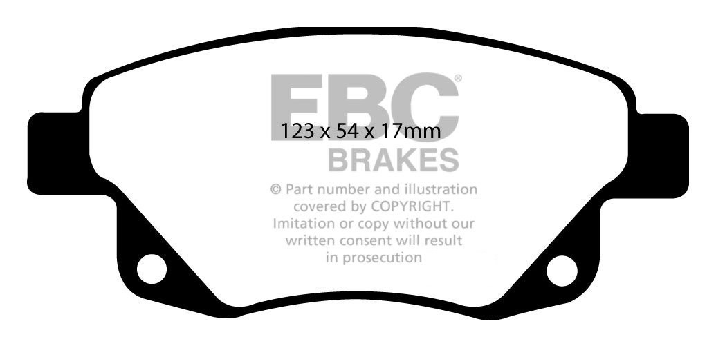 EBC Brakes FORD BEDRIJFSWAGEN Transit 280 RWD 2006-.. Remblokken