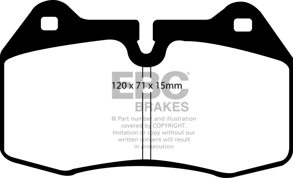 EBC Brakes NISSAN Skyline (V35) 3.5 (V35)(Manual)) 2001-2004 Rem