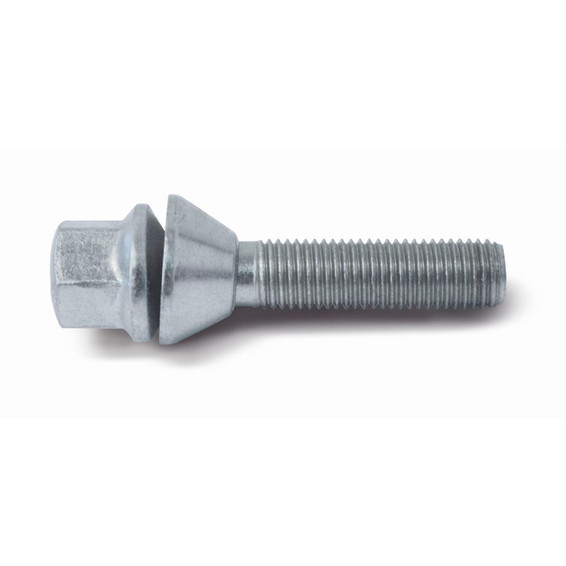 H&R Wielbout konisch met beweegbare ring M12x1.50 - Lengte 42mm (Bv.  Renault)