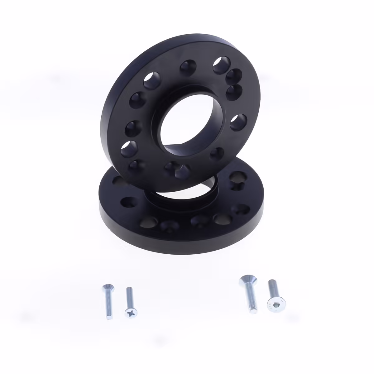 Spoorverbreders 5x112 naaf:66,45 dikte:12mm Audi BMW Mercedes Mini Zwart
