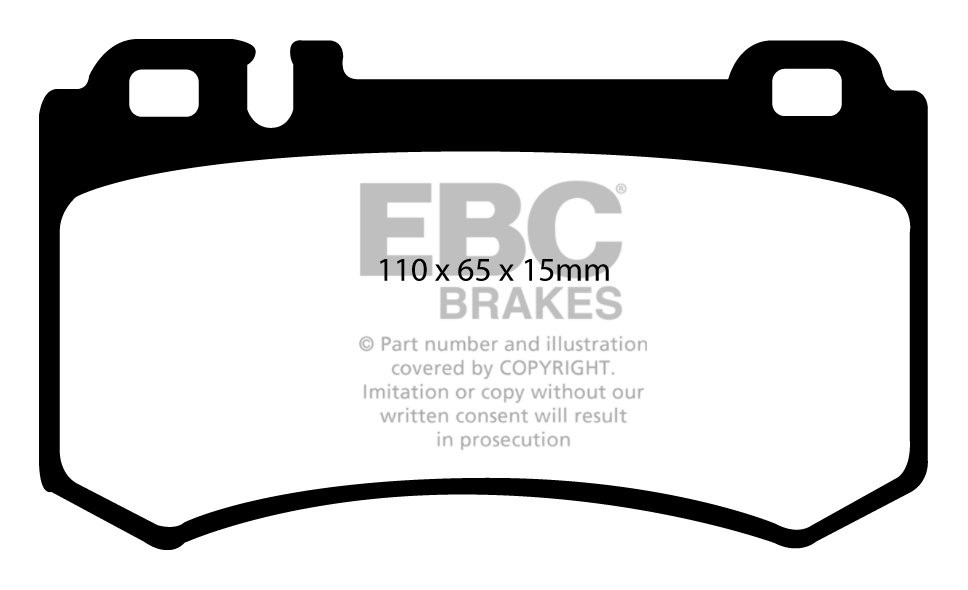 EBC Brakes MERCEDES S-Class (W220) S600 (4 Pad Set) 2003-2006 Re
