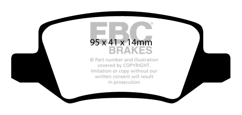 EBC Brakes MERCEDES B-Class (W245) B170 (1.7) 2005-.. Remblokken