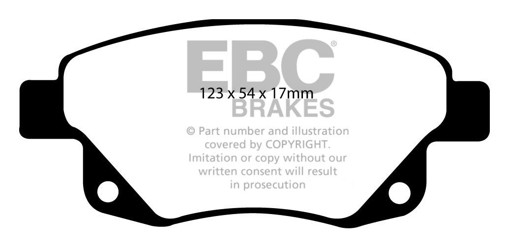 EBC Brakes FORD BEDRIJFSWAGEN Transit 350 RWD 2006-.. Remblokken