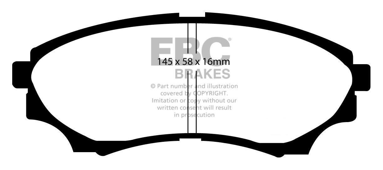 EBC Brakes Mazda BEDRIJFSWAGEN Pick Up B2.5 TD 4WD 2002-2006 Rem