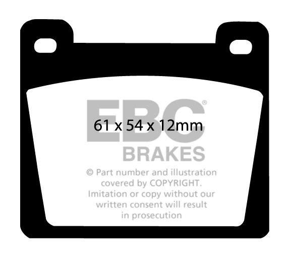 EBC Brakes TRIUMPH Vitesse 1.6 62-66 Remblokken voorzijde