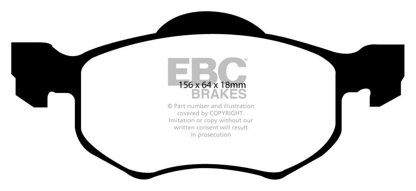 EBC Brakes FORD Maverick 2.0 2001-2004 Remblokken voorzijde