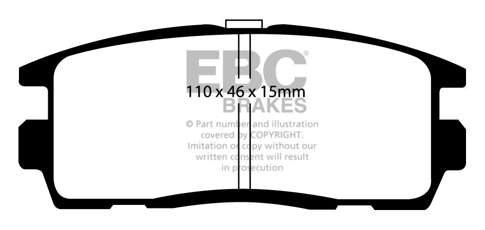 EBC Brakes OPEL Antara 2.0 TD 2007-.. Remblokken achterzijde