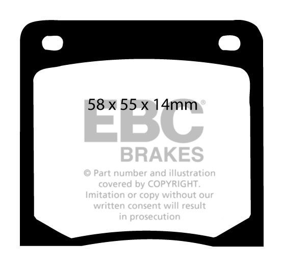 EBC Brakes NISSAN BEDRIJFSWAGEN Primastar 2.5 D 2002-.. Remblokk