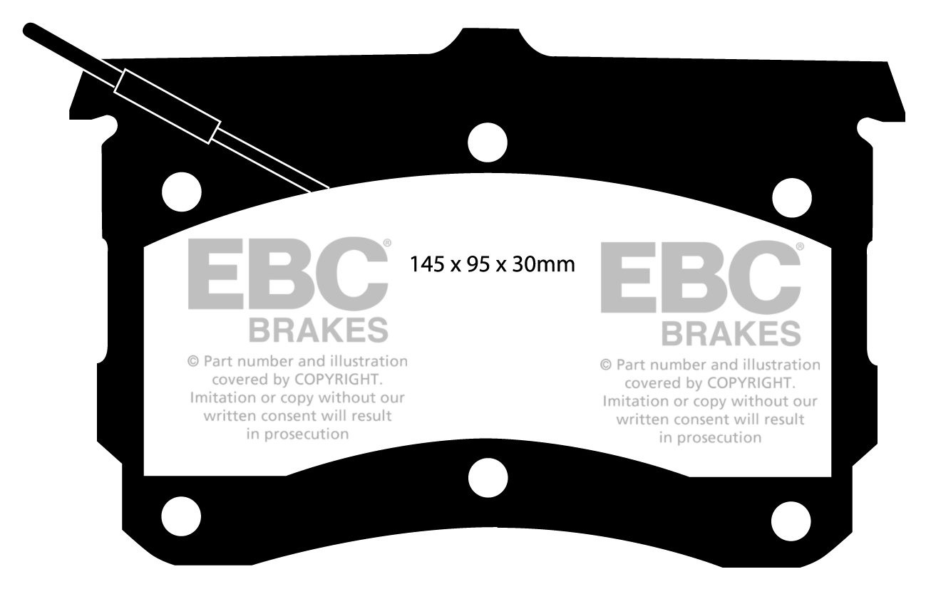 EBC Brakes CITROEN SM 2.7 74-76 Remblokken voorzijde
