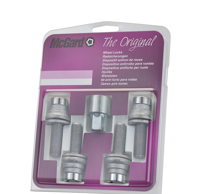 McGard Slotboutenset M12x1.25 - Vlak - Lengte 34.5mm (19mm kop)