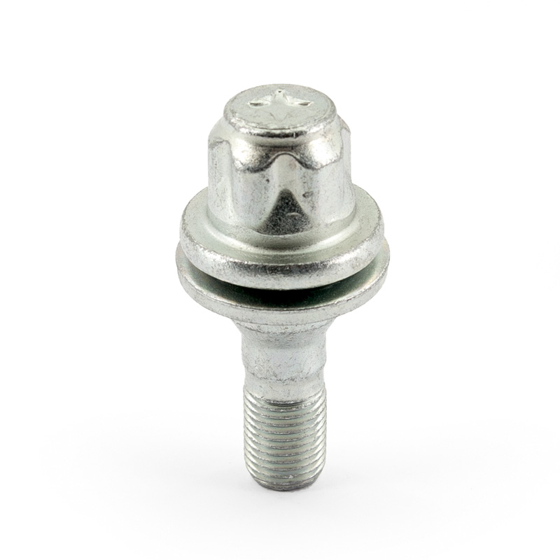 H&R Wielslotenset M12x1.25x36mm vlak - 4 slotbouten incl. adapter