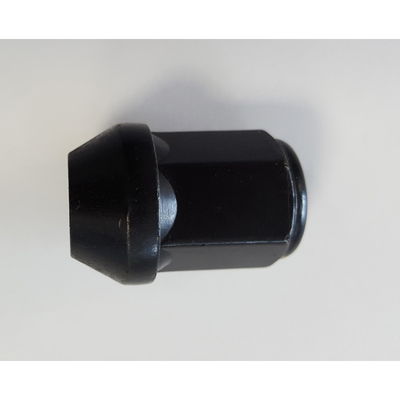 H&R Wielmoer konisch M14x1.50 - Lengte 33mm - Zwart gesloten