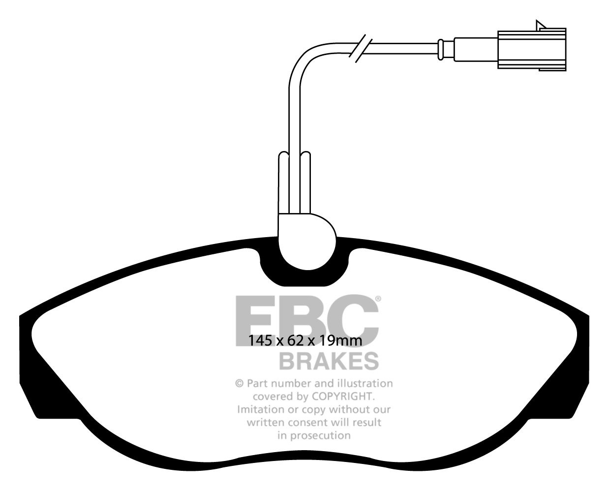 EBC Brakes CITROEN BEDRIJFSWAGEN Relay (Q14)/Jumper 2.8 TD 99-20