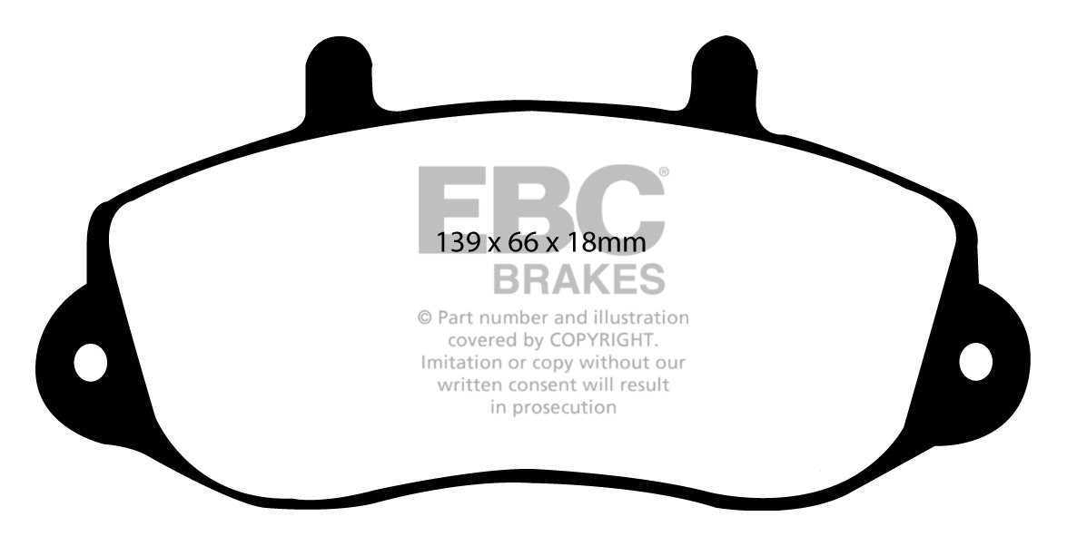 EBC Brakes RENAULT BEDRIJFSWAGEN Master 2.5 TD 97-2000 Remblokke