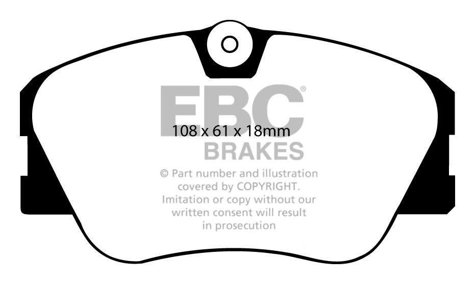 EBC Brakes MERCEDES E-Class (W124) E220 Coupe 93-96 Remblokken v