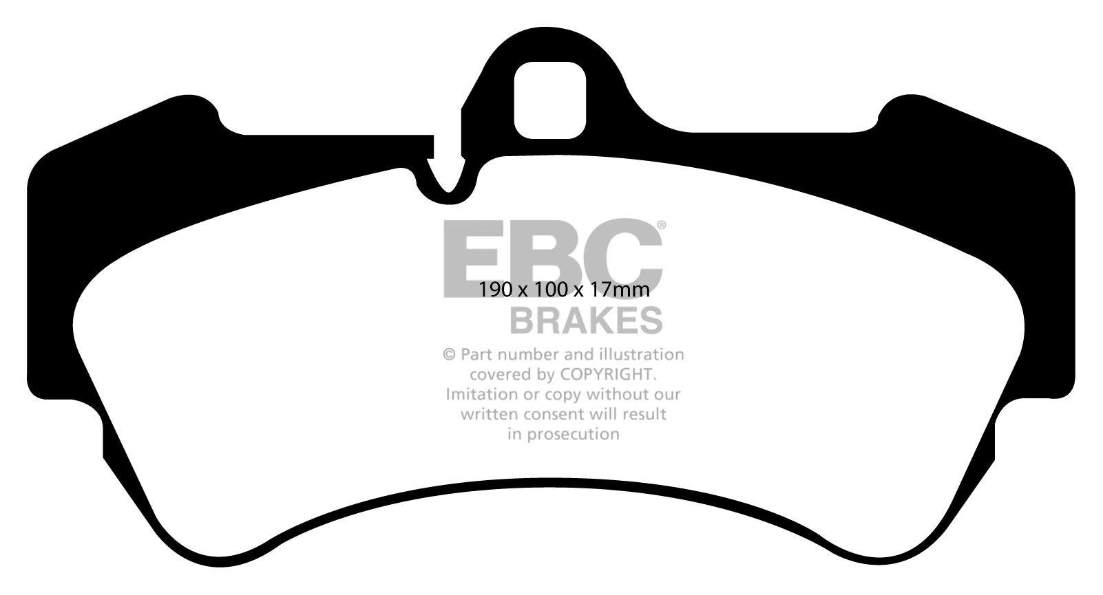 EBC Brakes PORSCHE Cayenne 3.6 2007-2010 Remblokken voorzijde ye
