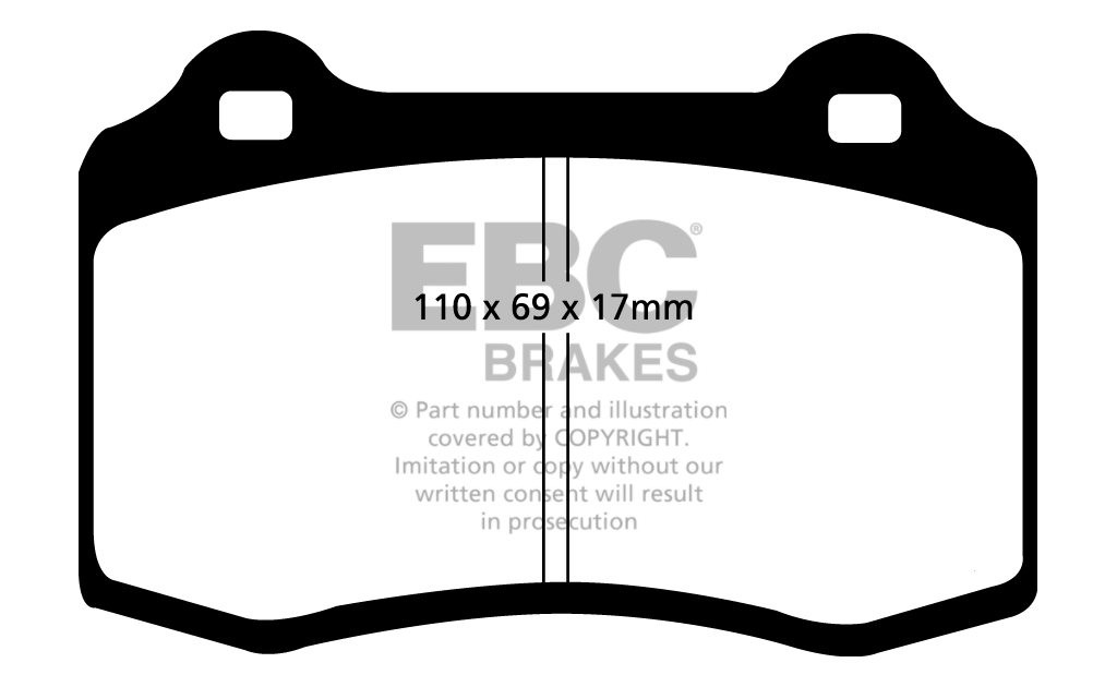 EBC Brakes BMW 2000CS 2.0 65-69 Remblokken voorzijde