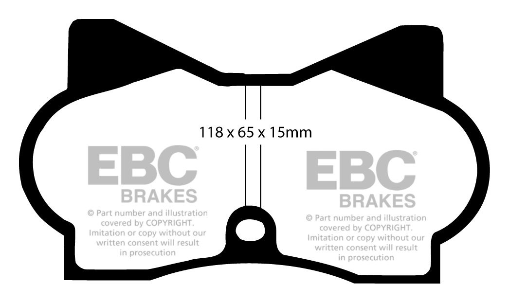 EBC Brakes MASERATI Bora 4.9 77-79 Remblokken voorzijde
