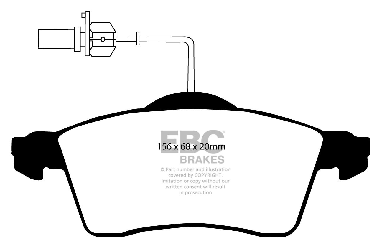 EBC Brakes VW BEDRIJFSWAGEN Transporter (Kombi)/Camper Van 2.8 (