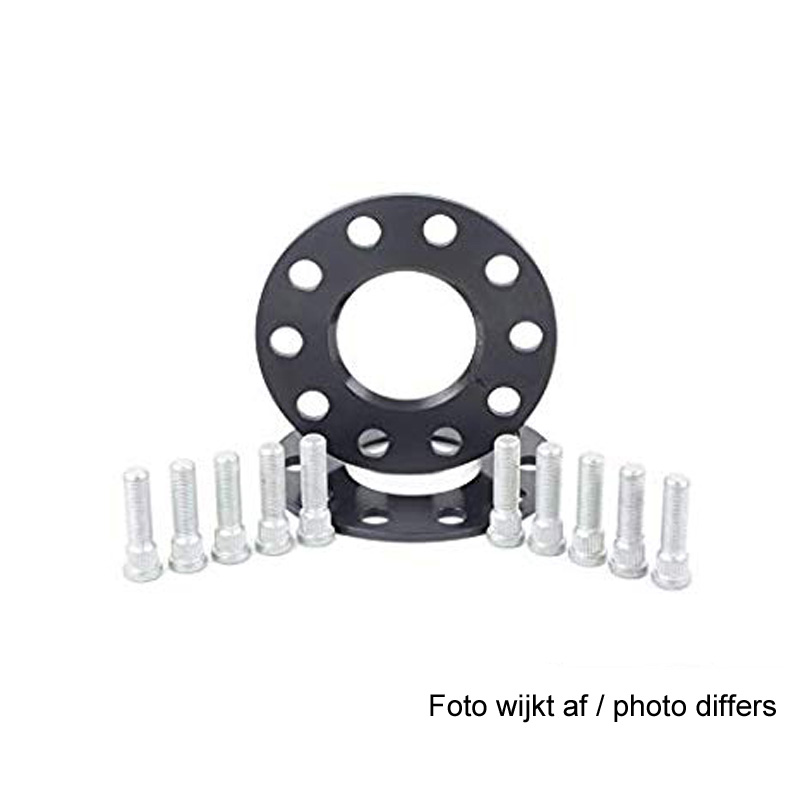 H&R DRS-MZ-Systeem Spoorverbreders 10mm 5x108 - Naaf 63,3mm - Boutmaat M12x1,5 -   Ford - Zwart