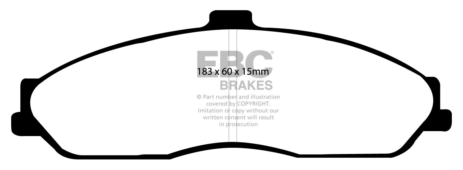 EBC Brakes SEAT 132 2.2 D 79-81 Remblokken voorzijde