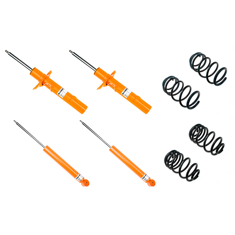 KONI Str.T kit  Seat Leon 5F & Golf VII 55mm veerpoot & multilink-as achter / voor-as gewicht v.a. 1011kg (35mm) (1120-8432-1)