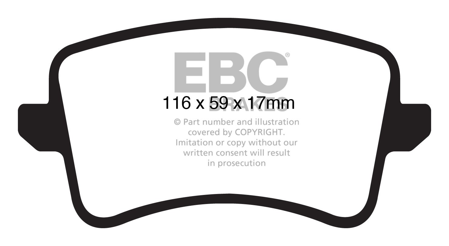 EBC Brakes AUDI A5  Cabriolet 3.2 2009-.. Remblokken achterzijde