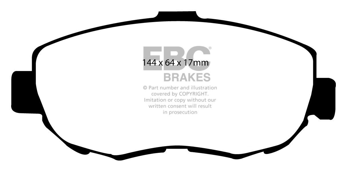 EBC Brakes LEXUS SC430 4.3 2001-.. Remblokken voorzijde redstuff