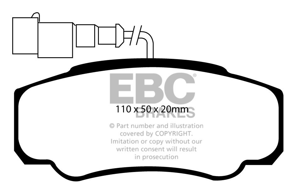 EBC Brakes NISSAN BEDRIJFSWAGEN Cabstar 3.0 TD 2006-.. Remblokke
