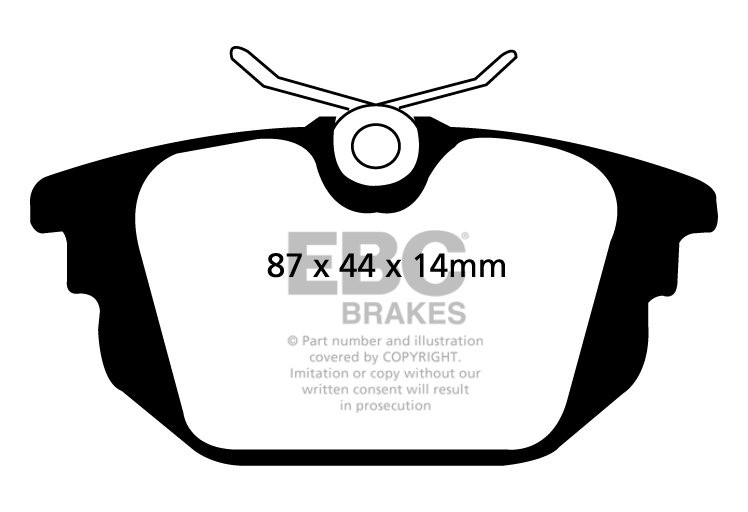 EBC Brakes ALFA ROMEO Spider 3.0 2000-2003 Remblokken achterzijd