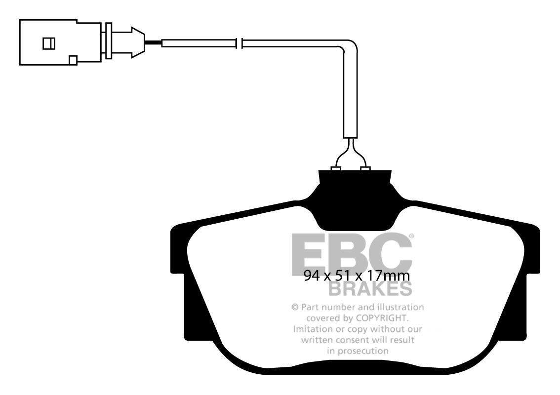 EBC Brakes VW BEDRIJFSWAGEN Transporter (Kombi)/Camper Van 2.0 (