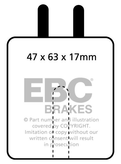 EBC Brakes LANCIA Flaminia 2.8 63-70 Remblokken voorzijde