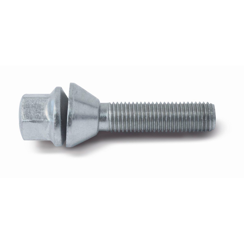 H&R Wielbout konisch met beweegbare ring M12x1.50 - Lengte 31mm (Bv.  Renault, Saab)