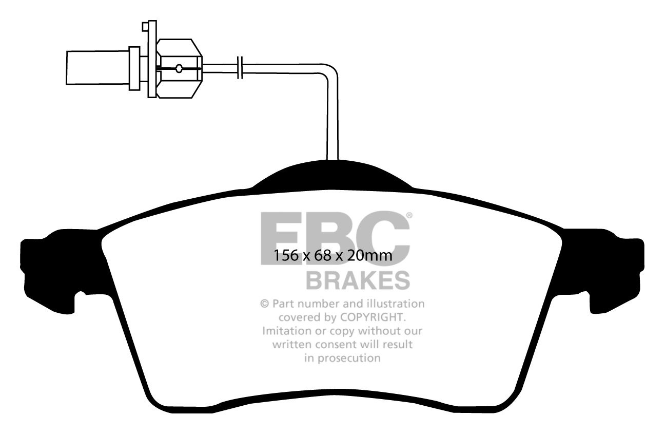 EBC Brakes VW BEDRIJFSWAGEN Transporter (Kombi)/Camper Van 2.5 (
