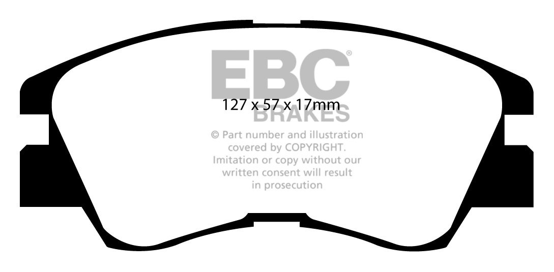 EBC Brakes MITSUBISHI BEDRIJFSWAGEN Strada 2.5 TD (K34T) 91-98 R