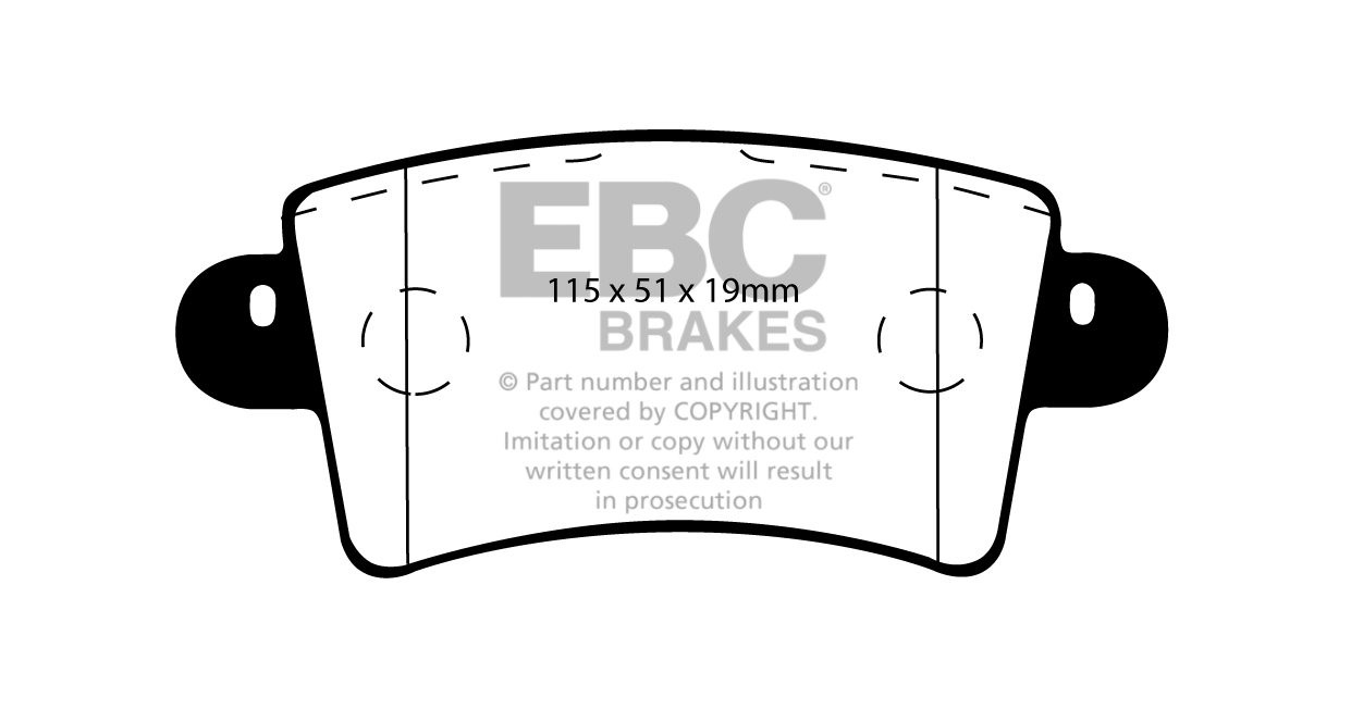 EBC Brakes NISSAN BEDRIJFSWAGEN Interstar 2.5 D 2002-.. Remblokk