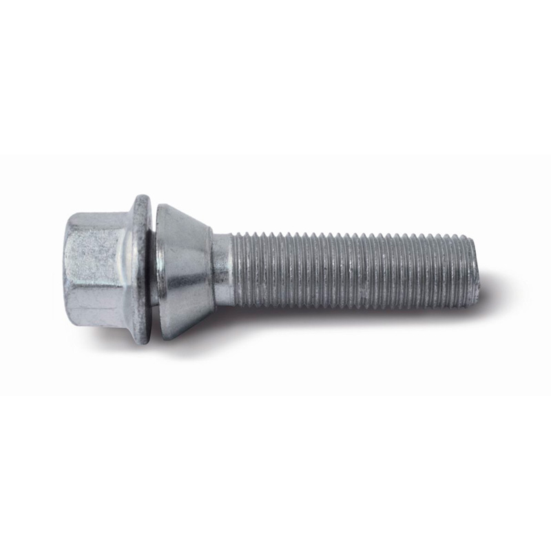 H&R Wielbout konisch met beweegbare ring M14x1.50 - Lengte 48mm (Bv.  BMW, Volvo)