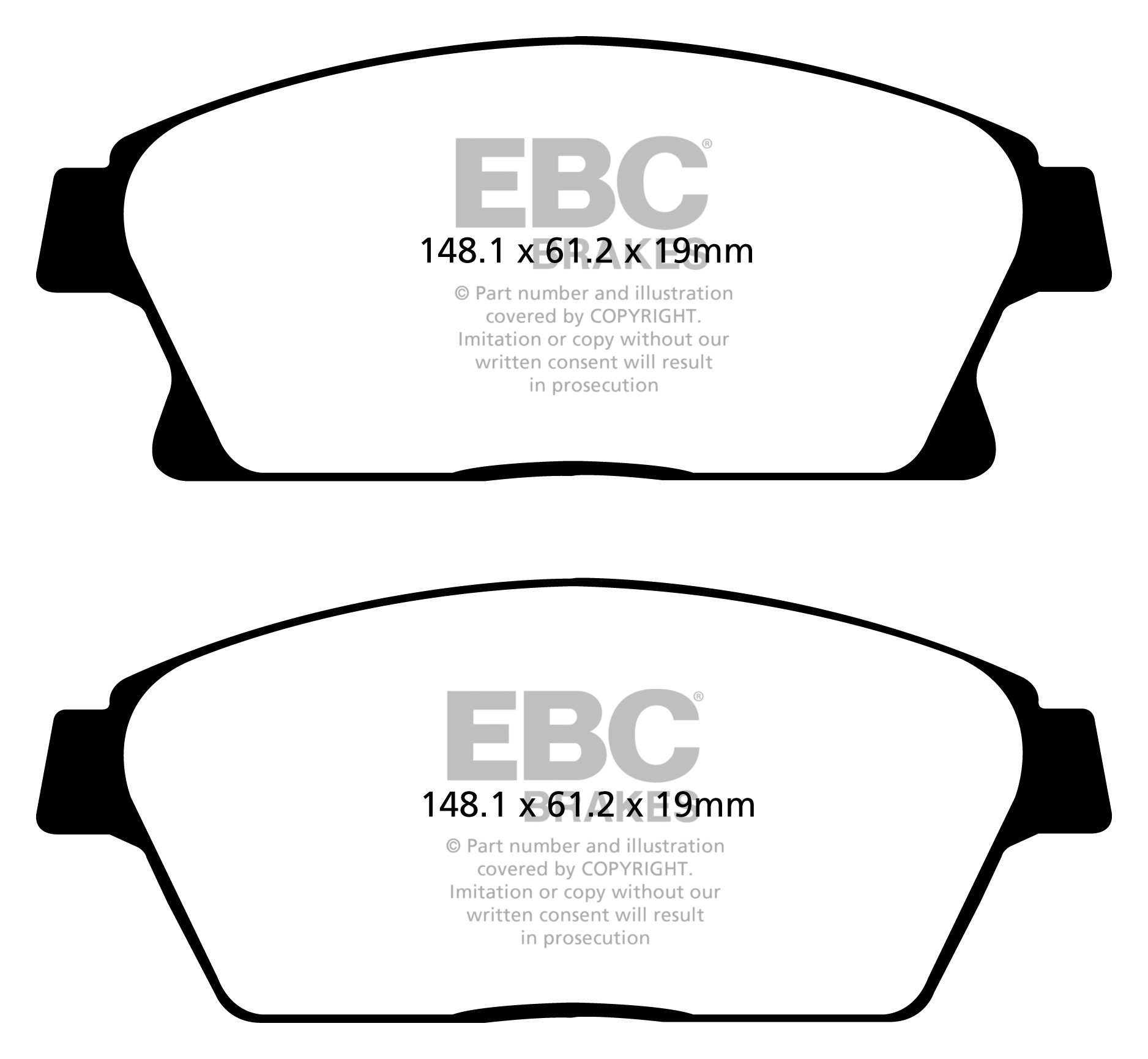 EBC Brakes CHEVROLET Cruze 1.8 2009-.. Remblokken voorzijde