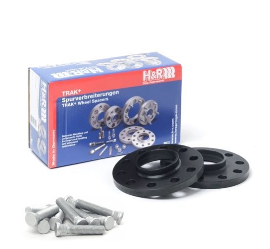 H&R DRS-Systeem Spoorverbreders 15mm 5x108 - Naaf 63,3mm - Boutmaat M12x1,5 -   Ford/Volvo - Zwart