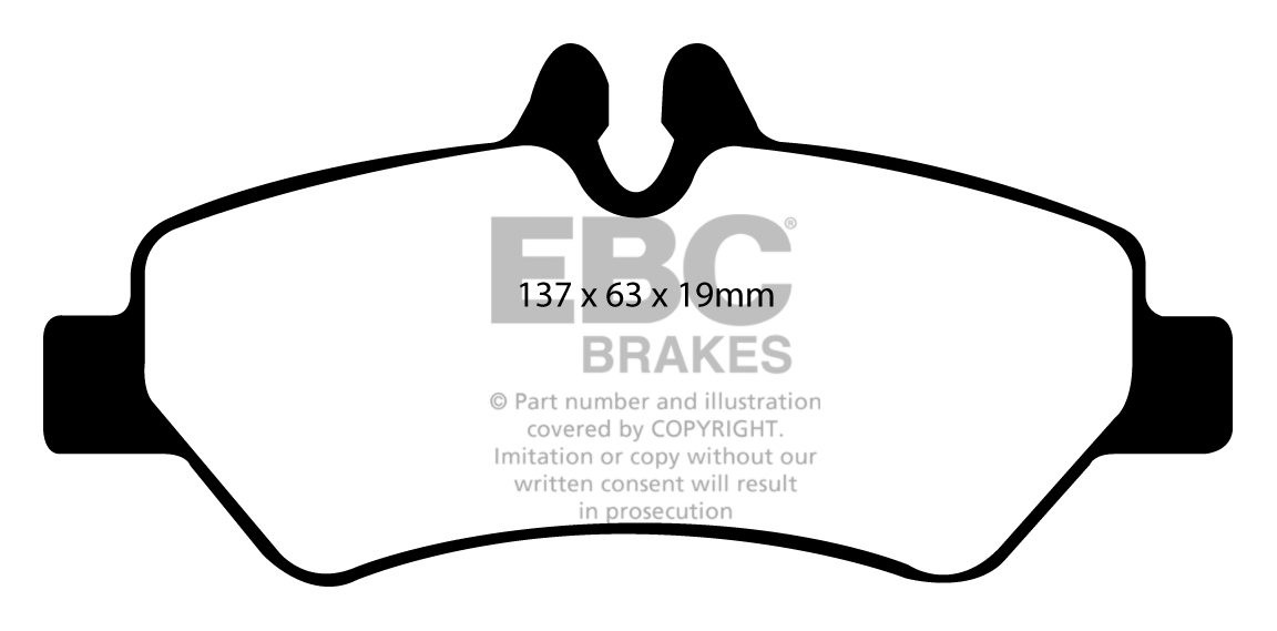 EBC Brakes MERCEDES BEDRIJFSWAGEN Sprinter 219D 3.0 TD 2009-.. R