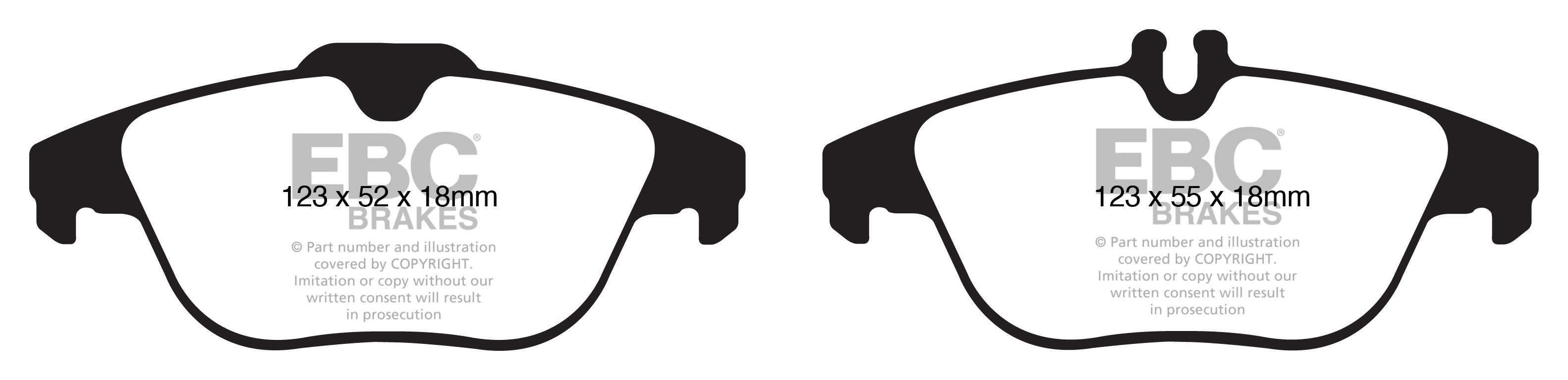 EBC Brakes MERCEDES C-Class (W204) C320 TD Sport Package 4-Matic