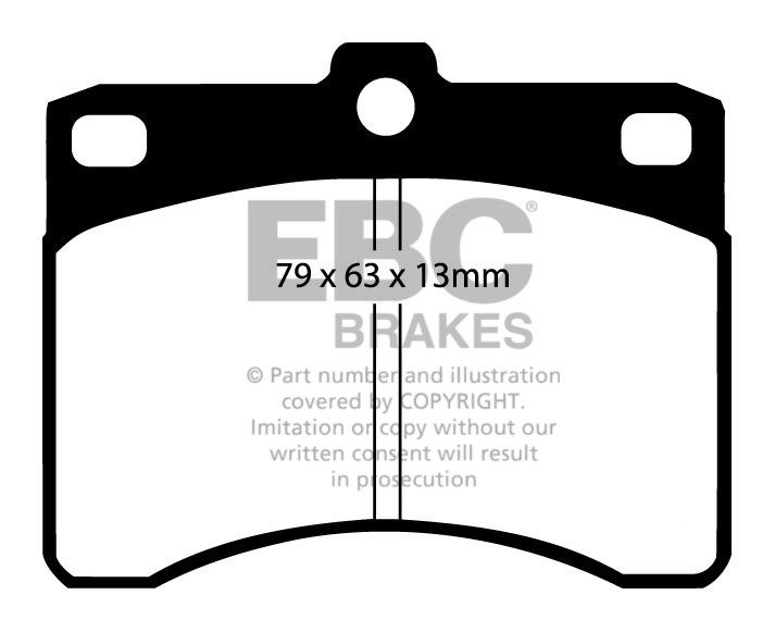 EBC Brakes DAIHATSU BEDRIJFSWAGEN Hi-Jet 1.3 (S85) 98-.. Remblok