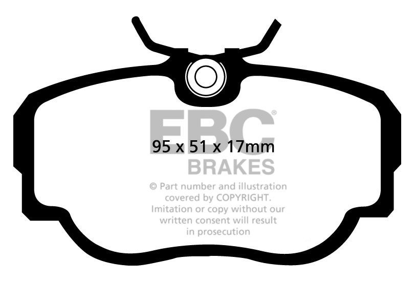 EBC Brakes BMW 325 2.5 (E30) 87-93 Remblokken voorzijde