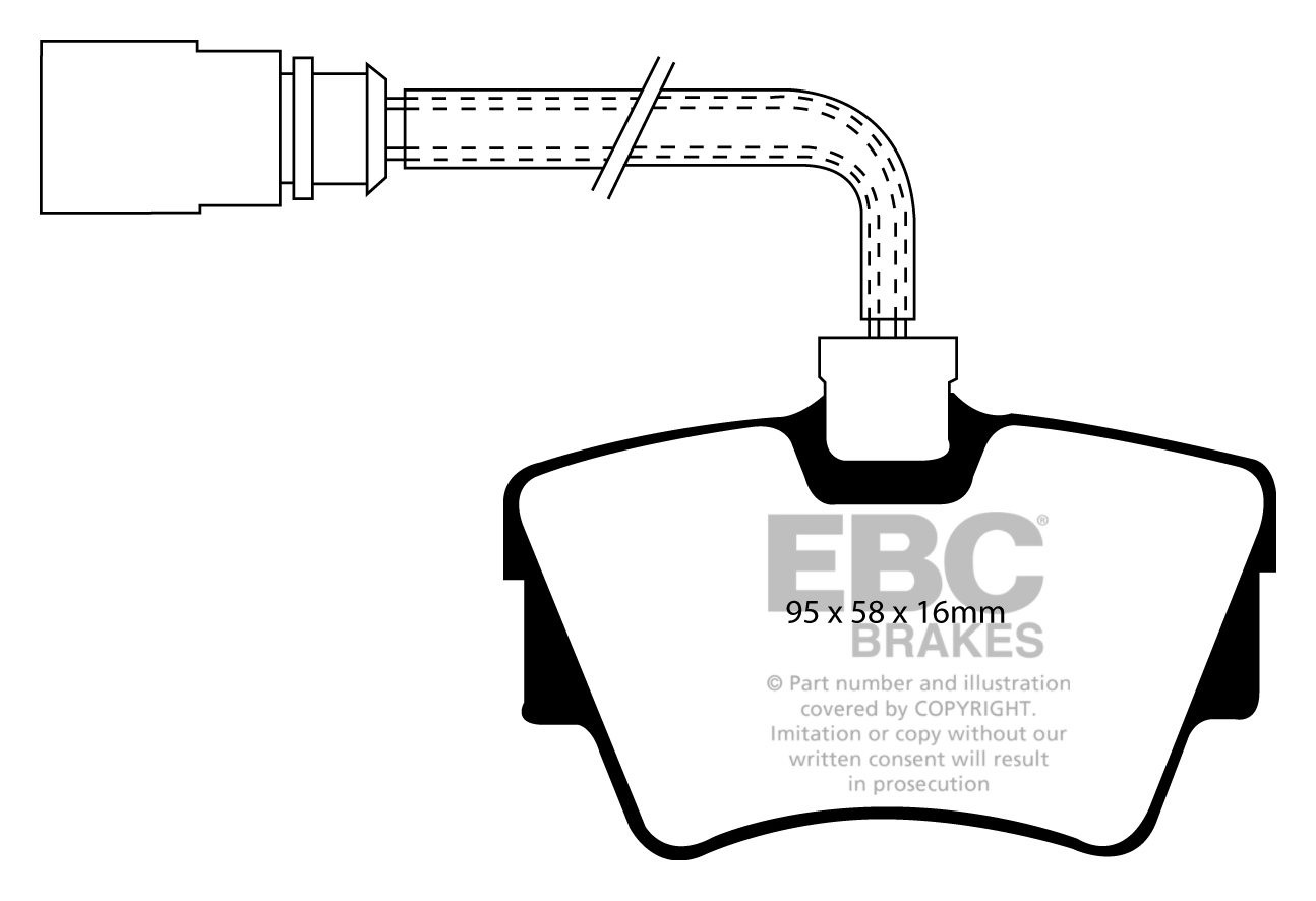 EBC Brakes VW BEDRIJFSWAGEN Transporter (Kombi)/Camper Van 2.5 9