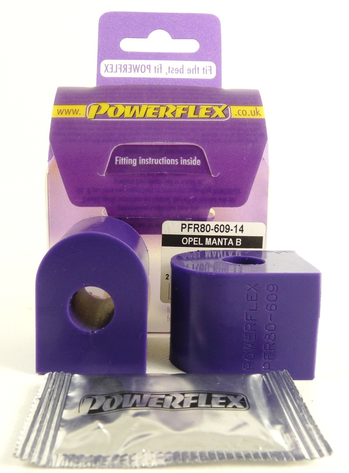 Opel Manta B Rear Anti Roll Bar Bush 14mm - PowerFlex PFR80-609-