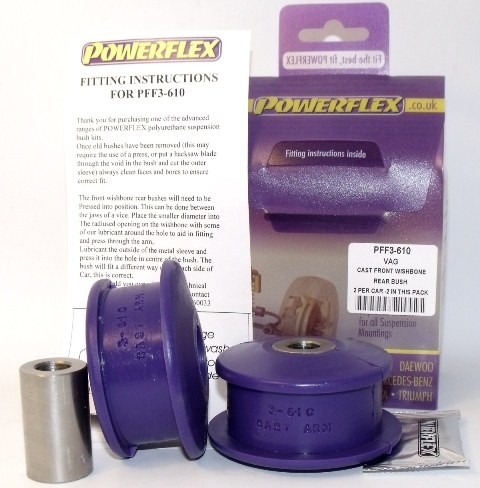 Audi TT Mk1 Typ 8N 2WD  Front Wishbone Rear Bush - PowerFlex PFF